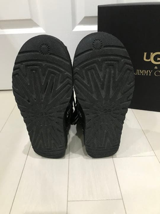 激レア 希少 UGGアグJIMMYCHOOジミーチュウブーツ 本物 真冬 暖か