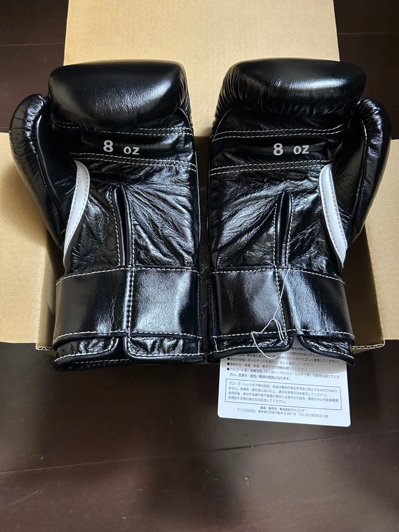 Winning ボクシンググローブ ブラック 8oz未使用