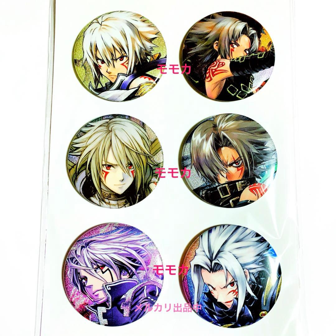 .hack// ドットハック AGF グリッター 缶バッジ コンプリート ハセヲ