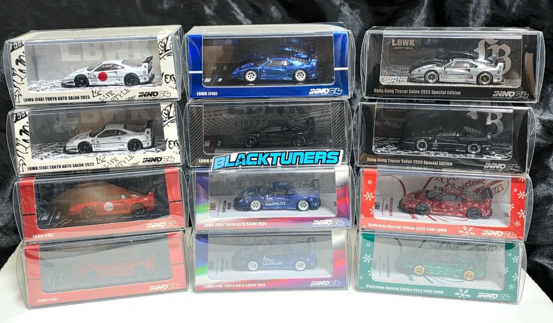 INNO イノモデル 1/64 リバティーウォーク f40 12セット チェイス