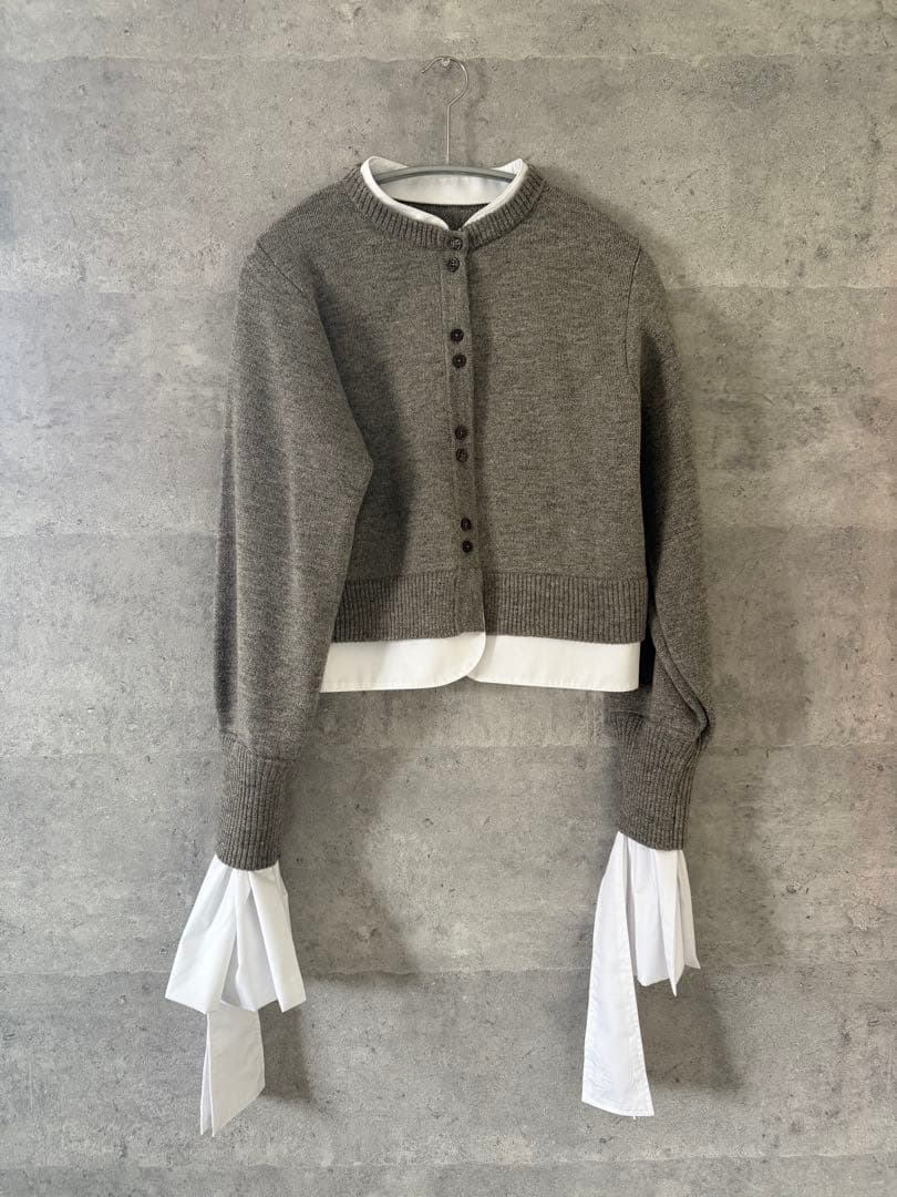 【正規品】bibiy. ANGELIQUE KNIT グレー