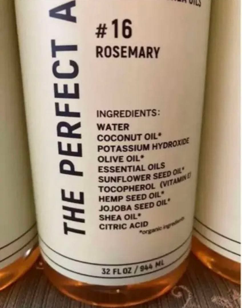 ザ・パーフェクトアンカー ピュアカスチールソープ ローズマリー 944ml