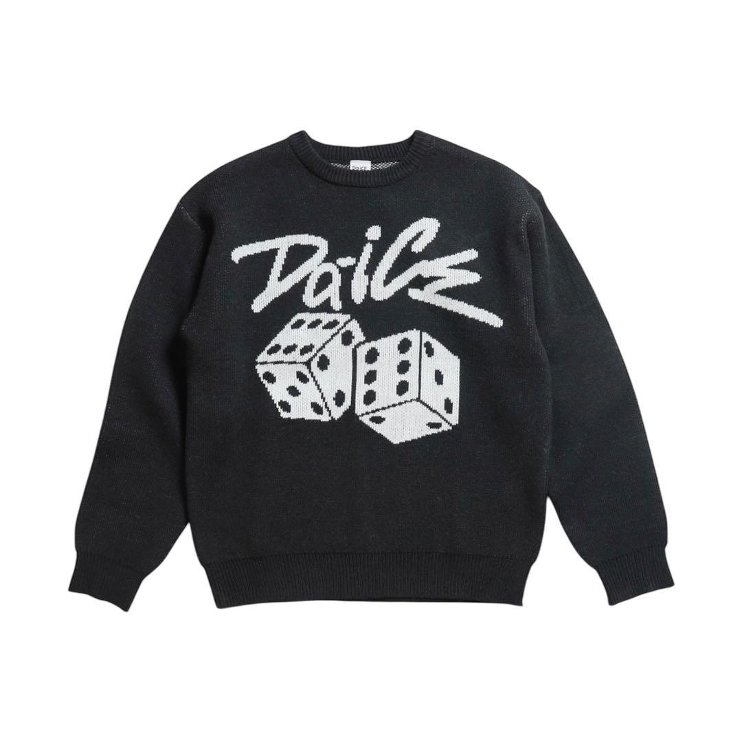ミュージシャン Da-iCE Jacquard Crew Knit(black)
