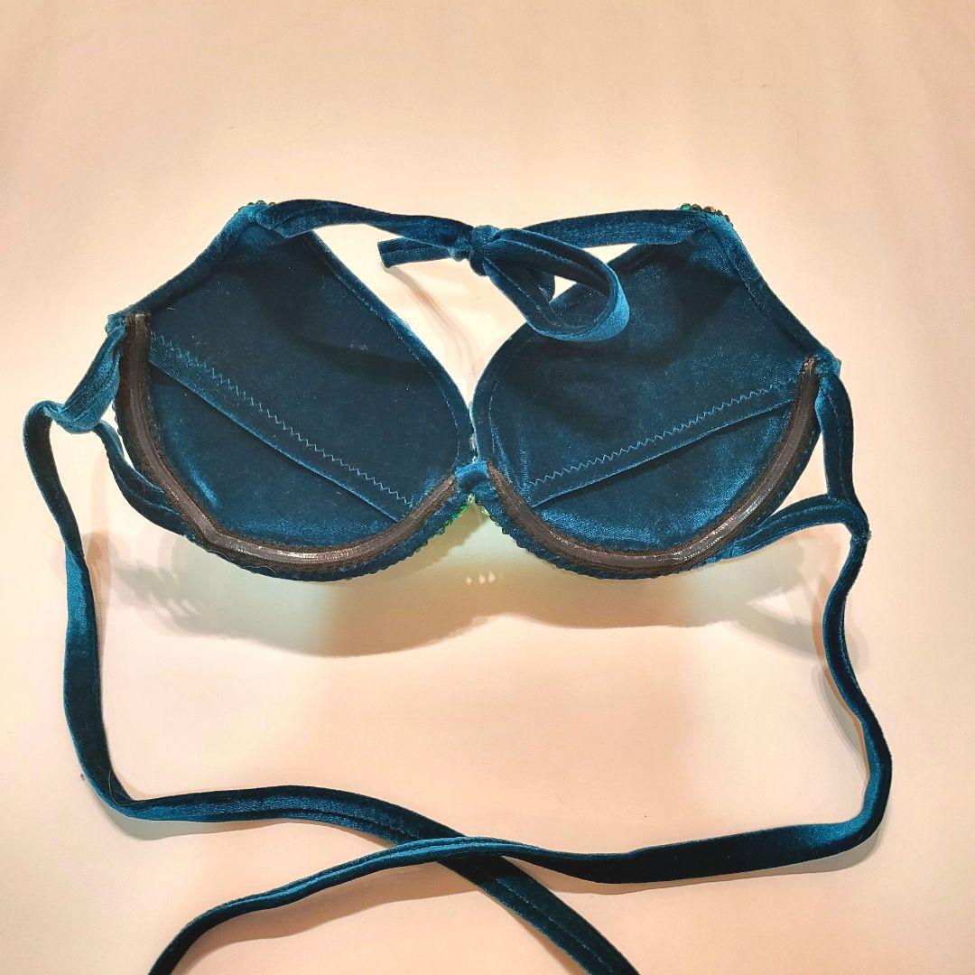 JBBF ビキニフィットネス競技用ビキニ（エメラルドグリーン）