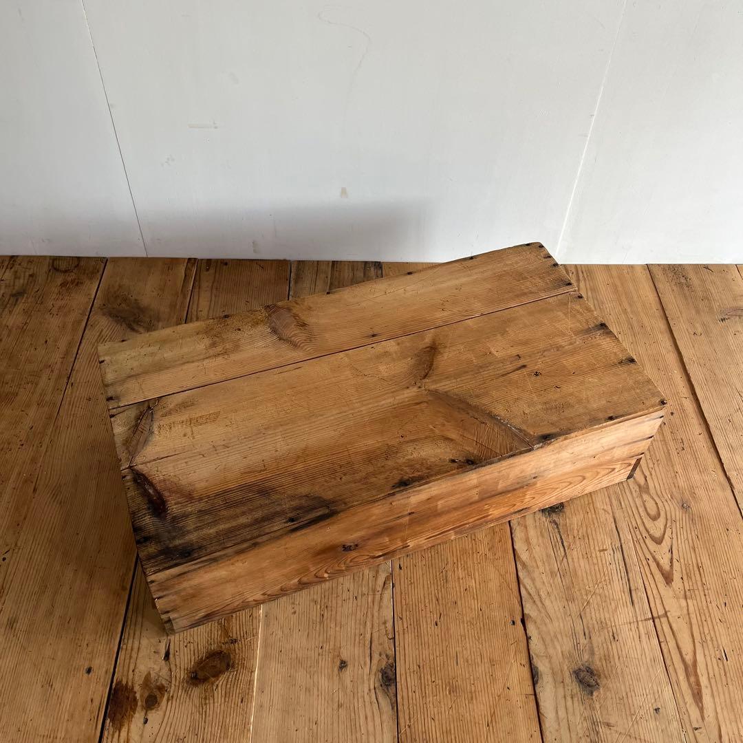 アンティーク 2way 仕切り棚 チェスト 食器棚 書類棚 無垢材 無塗装