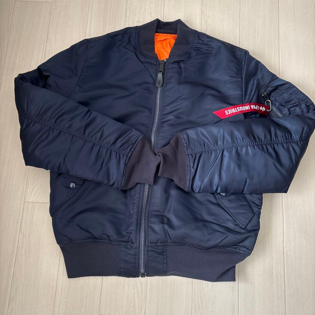 ALPHA社#20004 MA-1 タイトジャケット フライトジャケットメンズ