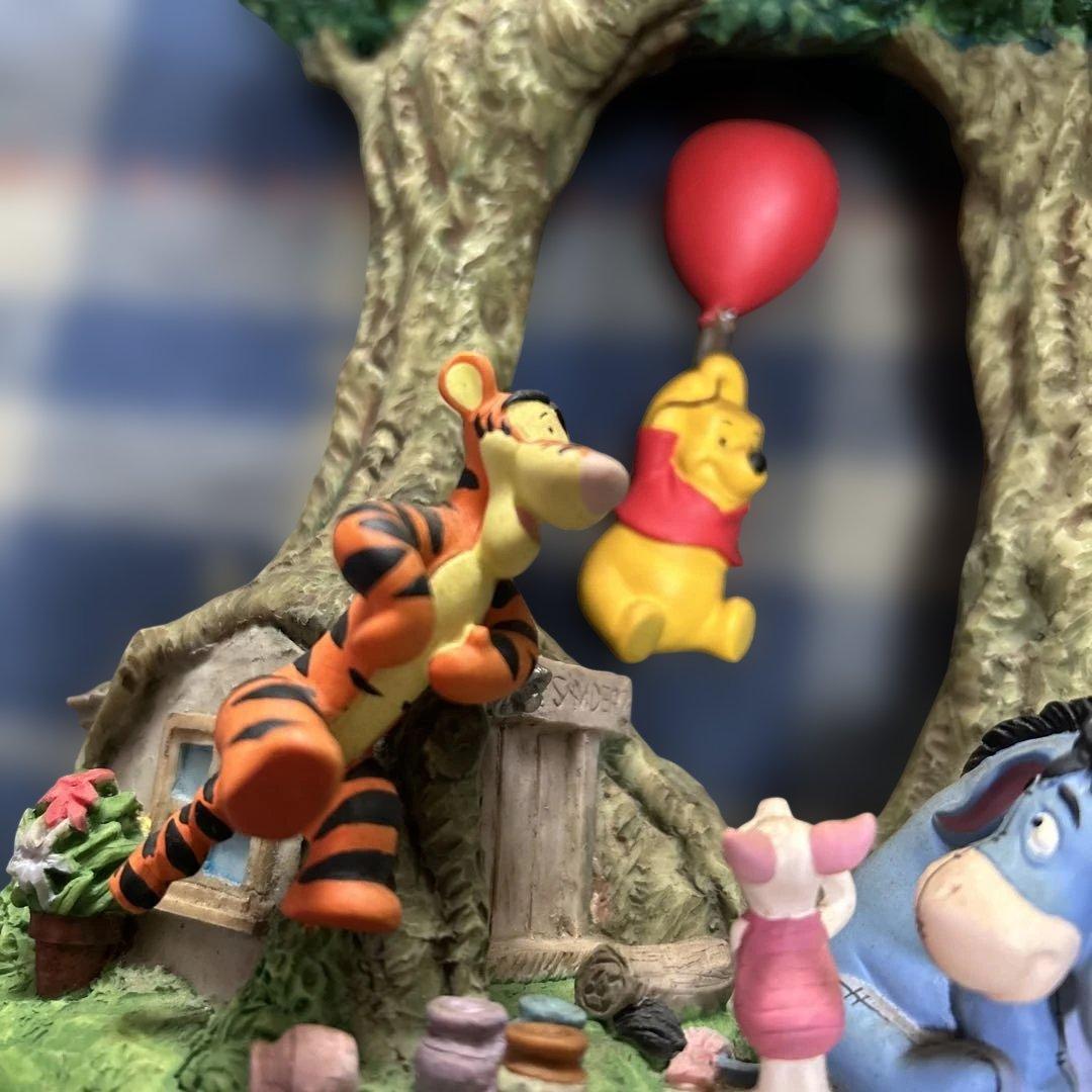 希少 ヴィンテージくまのプーさん ツリー時計