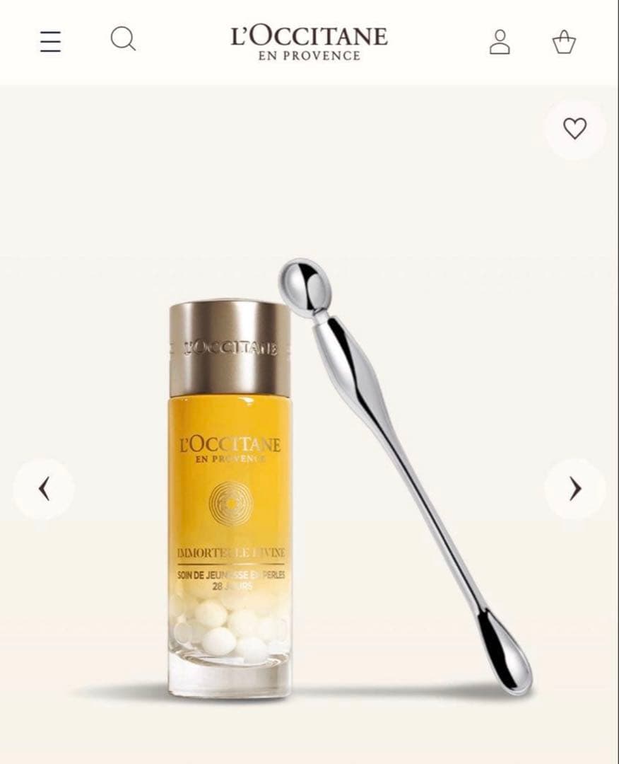 ロクシタン　イモーテル ディヴァインパールズ(数量限定)エイジングケア美容液