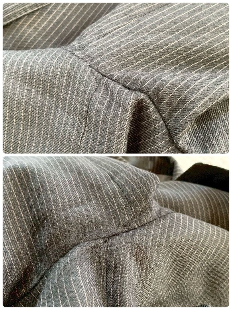 dunhill　ダンヒル　3ピース　ストライプ　スーツ　セットアップ　オーダー