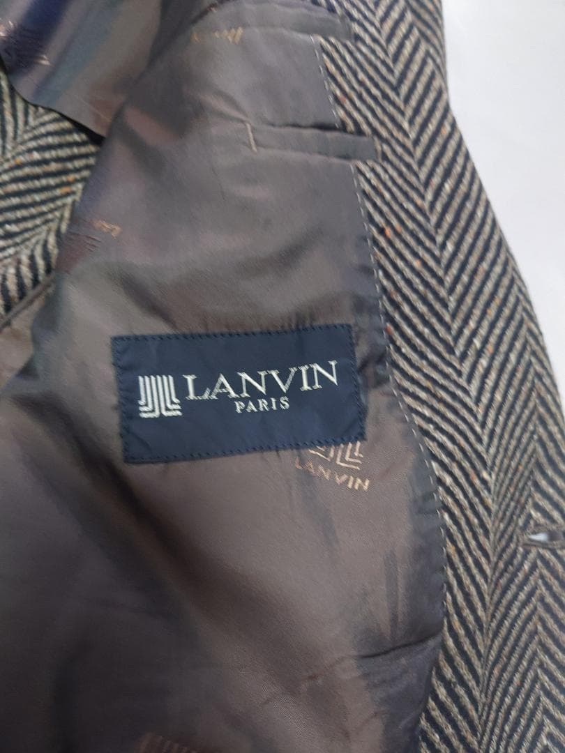 【極美品】LANVINランバン　メンズ　ツィードジャケット