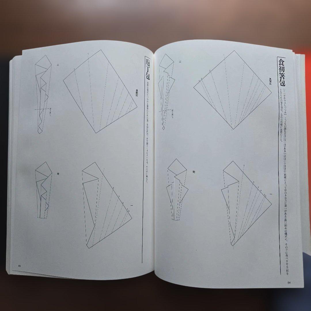 【絶版】日本の折形集 展開図と折り方一六〇例　淡交社