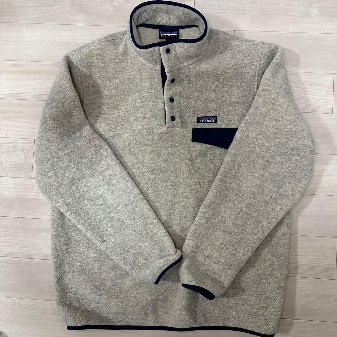 Patagonia フリース ベージュ ボタン付き