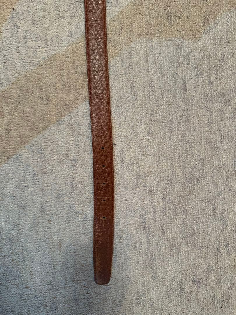 LOUIS VUITTON ブラウンレザーベルト