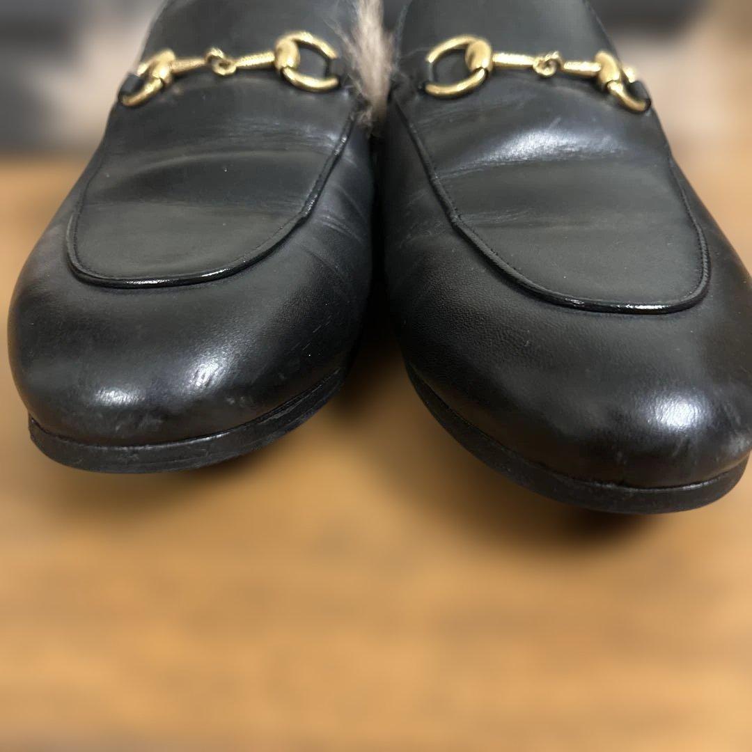 GUCCI ファー　プリンスタウン　ホースビット