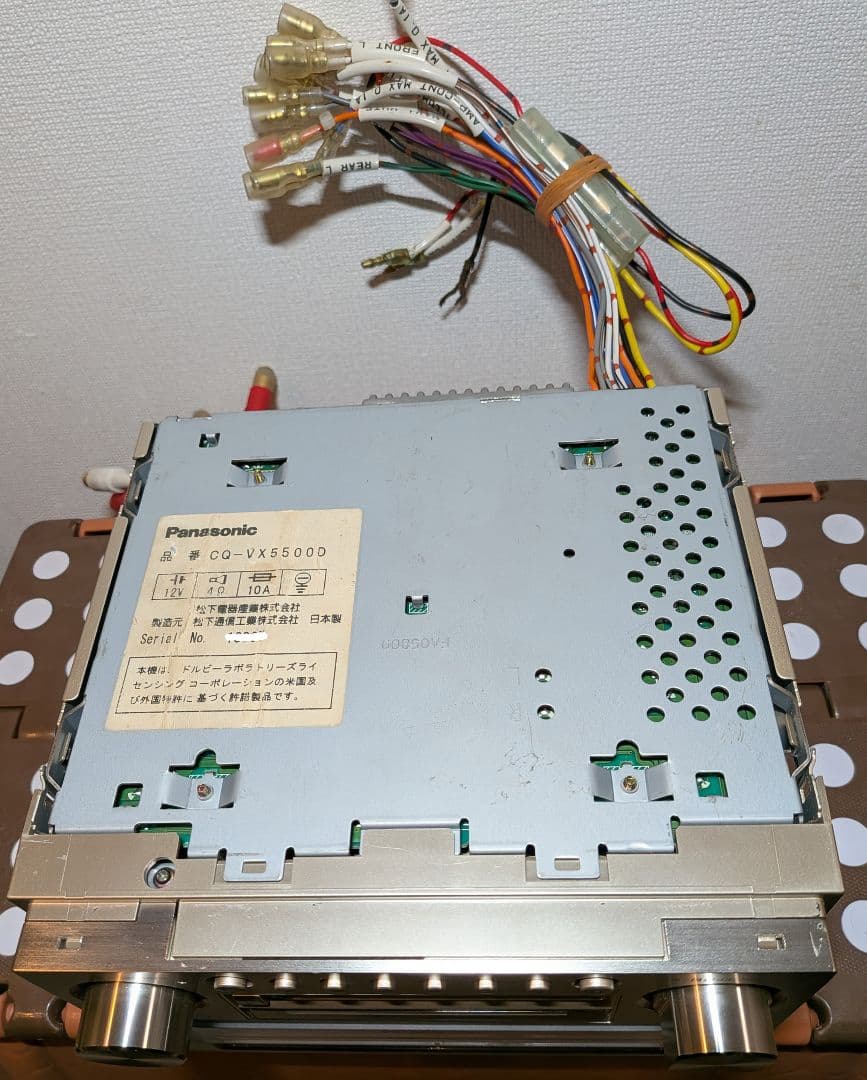パナソニック CQ-VX5500D CD/MDプレーヤー/カーオーディオ