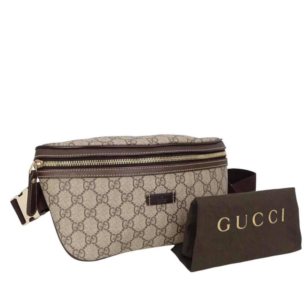 本物美品■グッチ■GGスプリーム/ベルトバッグ/ボディバッグ/ウエストバッグ
