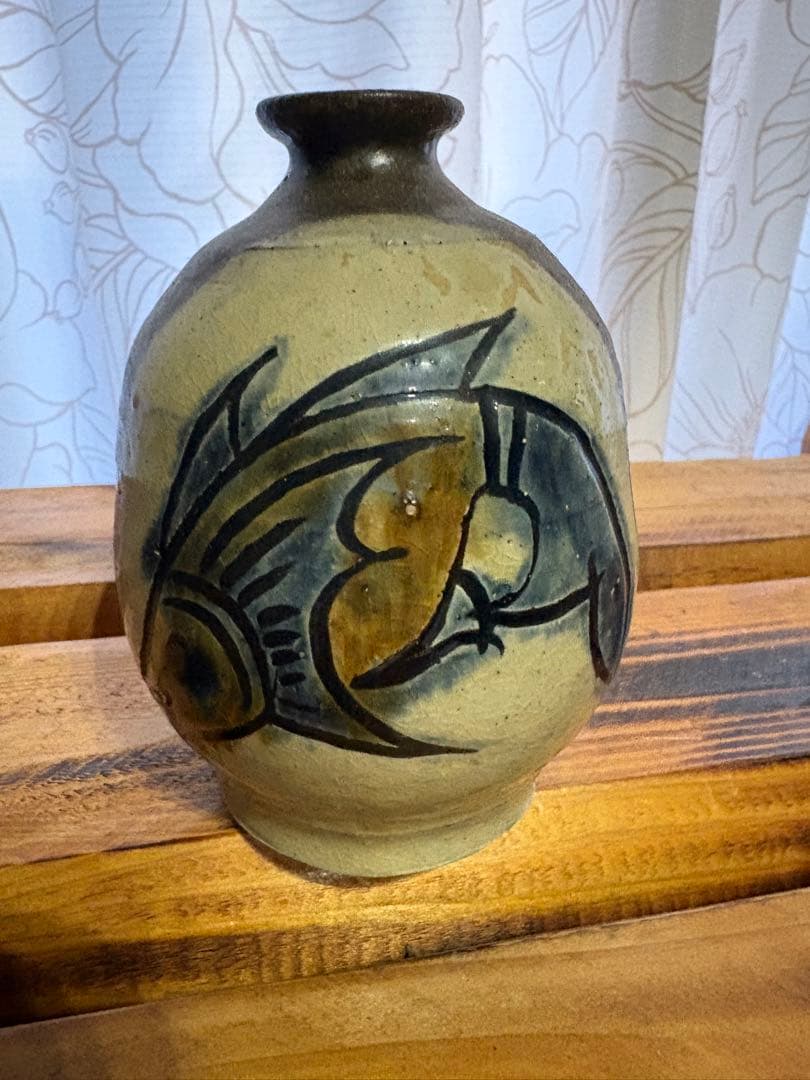 金城次郎　　陶器の酒器セット