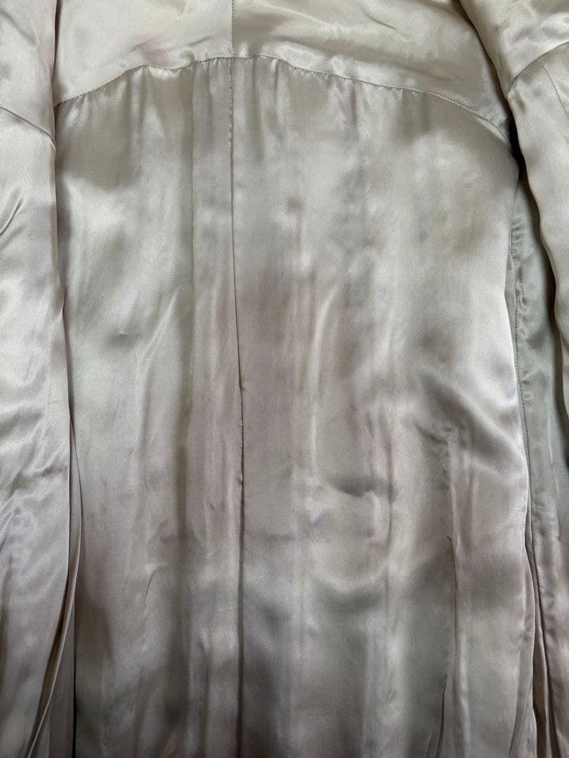 高級フォックスファーコート 42 L〜XL相当 白系