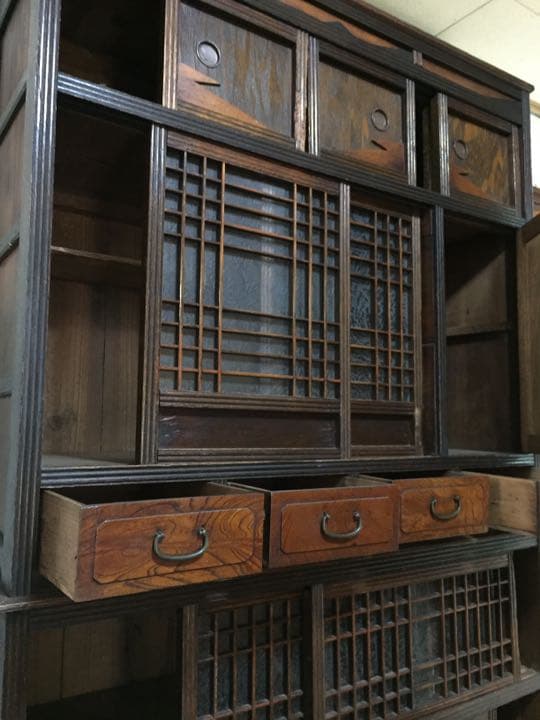 ばんちゃん！※値下げ終了※送料込  古民家  水屋箪笥  家具  和ダンス