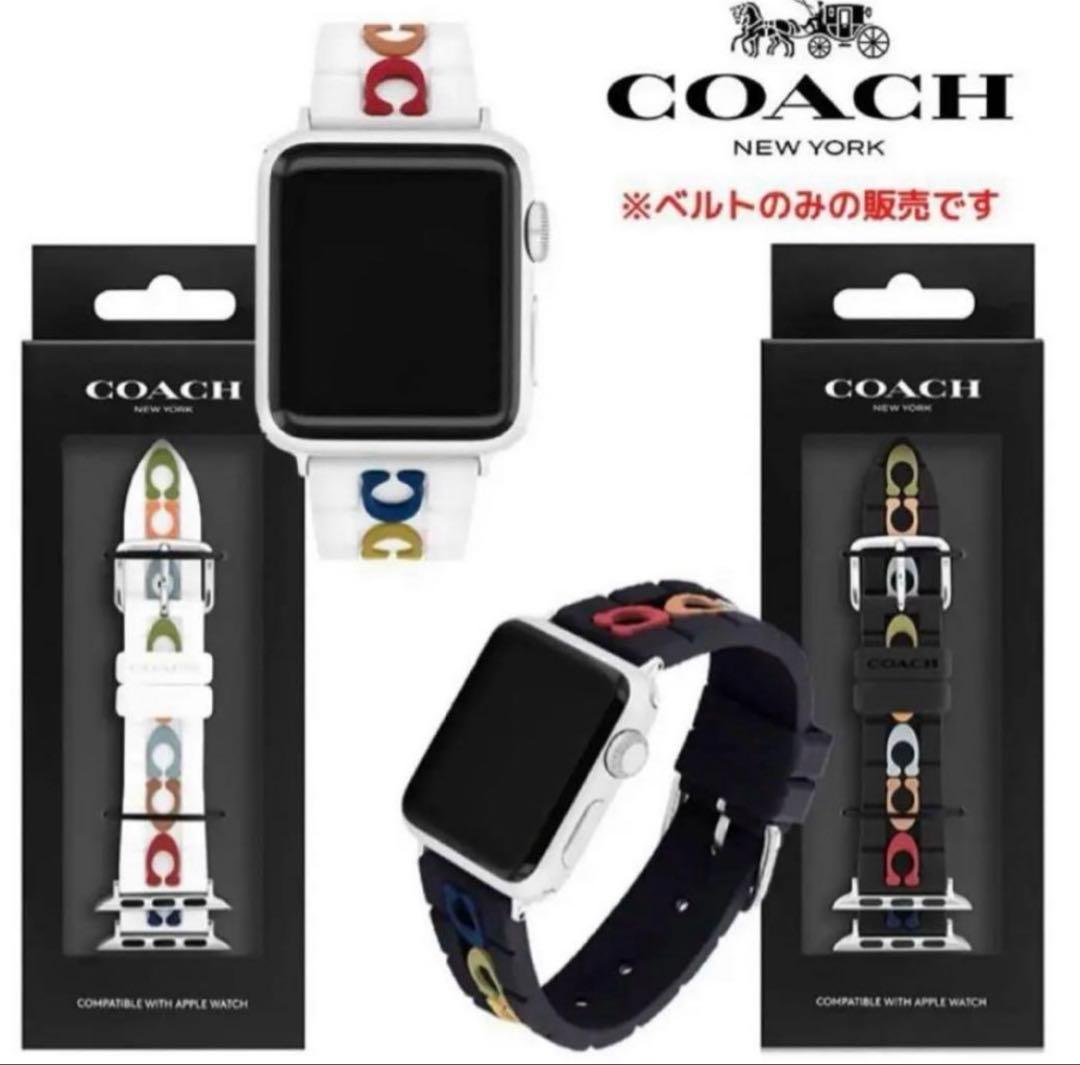 ラスト1点‼️新品アップルウォッチ用バンド 38＆40mm対応 COACH