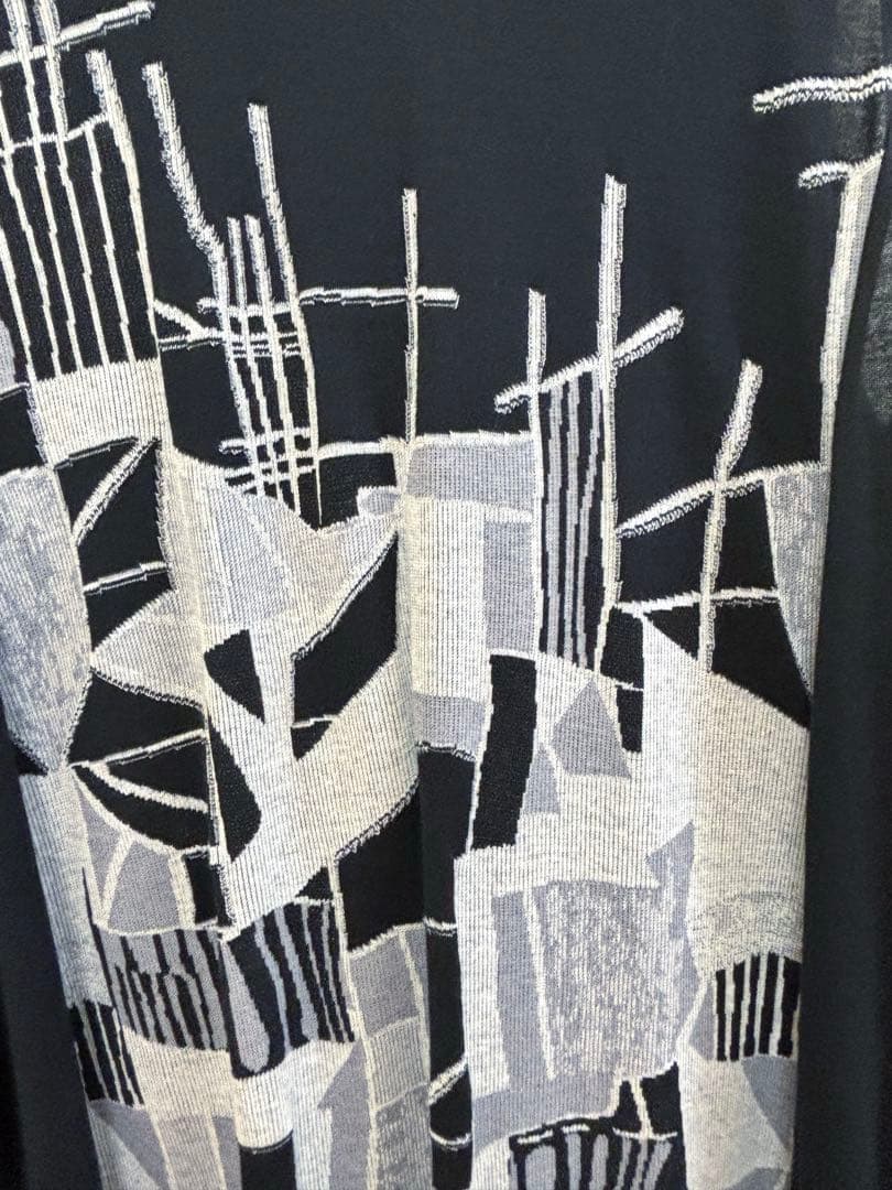 美品 慈雨 ジウ jiu チュニックベスト　ブラック