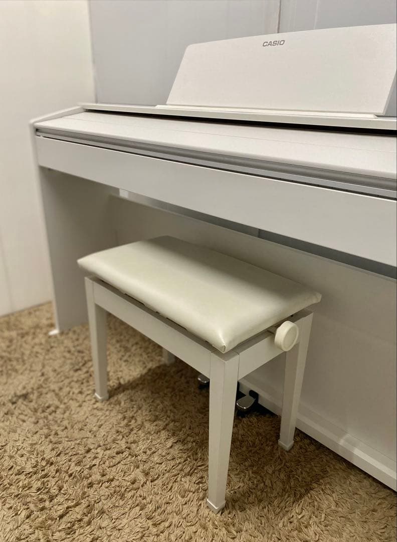 CASIO PX2000GP ホワイト 省スペース！電子ピアノ
