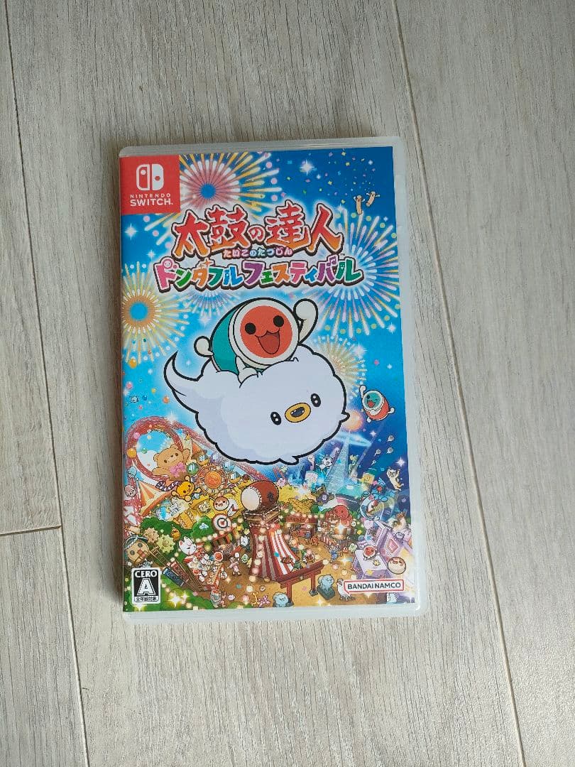 太鼓の達人 ドンダフルフェスティバル　太鼓とバチ　セット