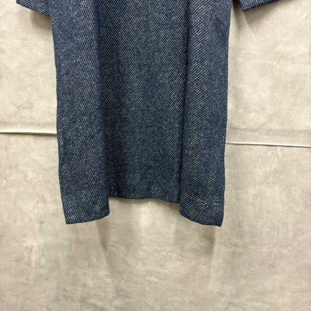 45rpm コットン リネン デニム風 ワンピース 日本製 N1455