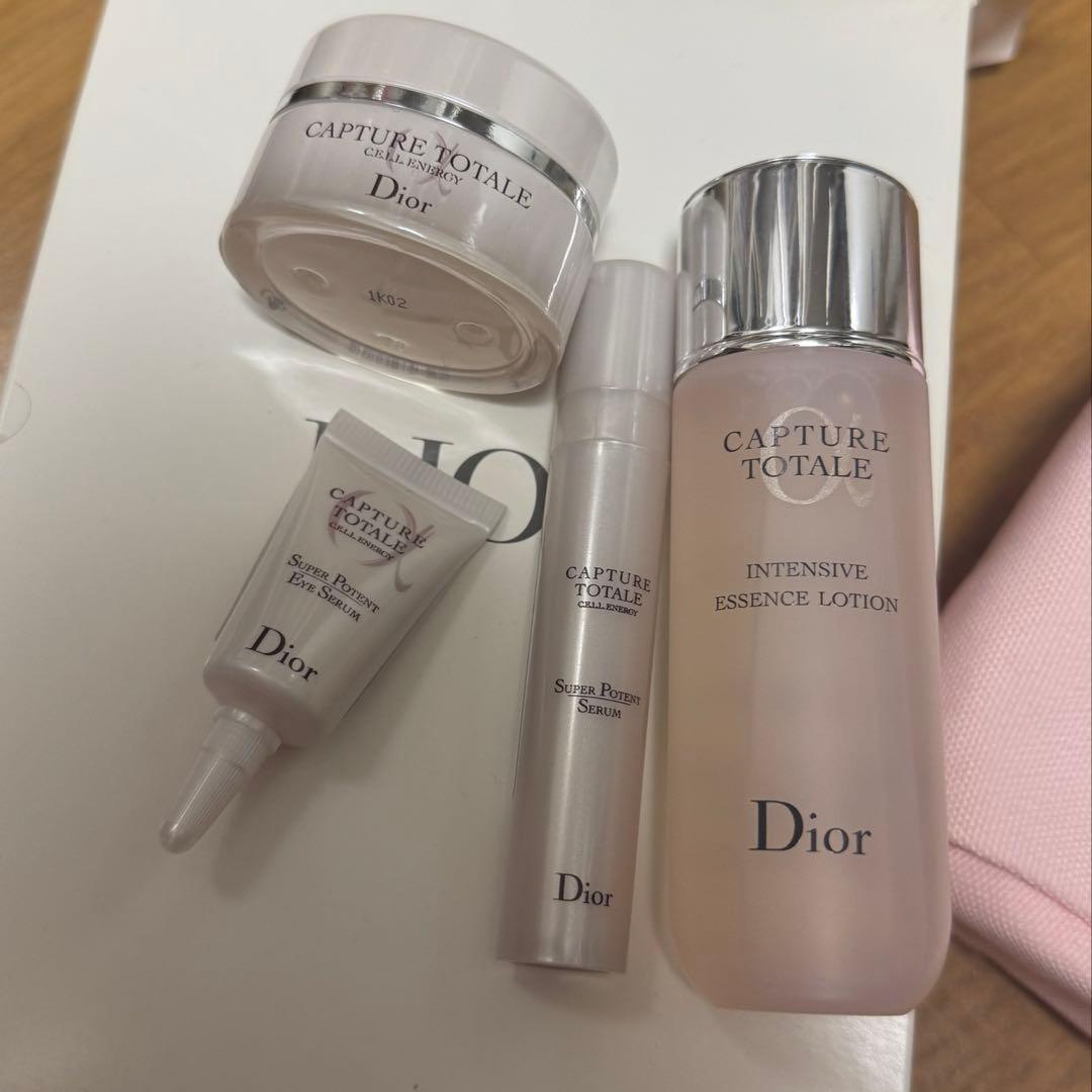 DIOR ディオール カプチュール セット ピンク　ポーチ付き　ノベルティ