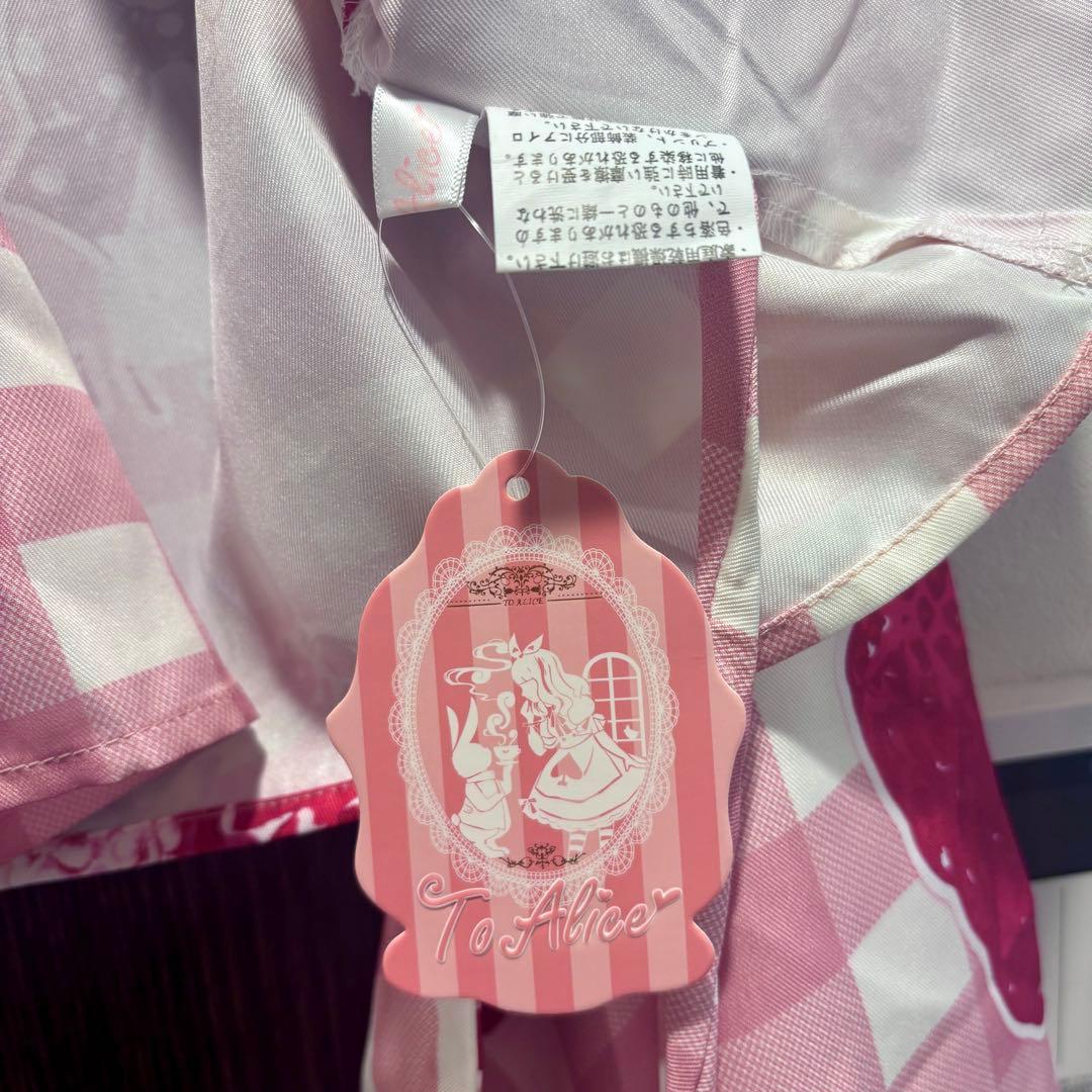 To Alice いちご姫浴衣セット ギンガムチェック