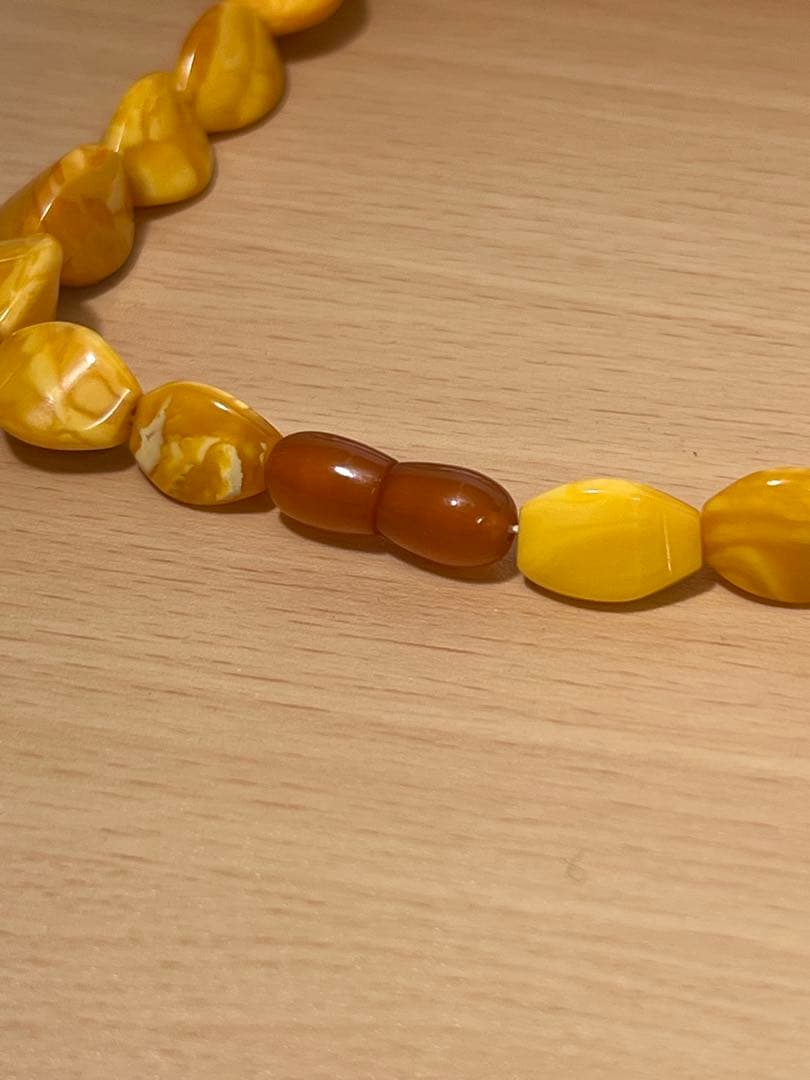 希少‼️ TORTUE 天然蜜蝋琥珀 ロイヤルアンバー のネックレス43.1g