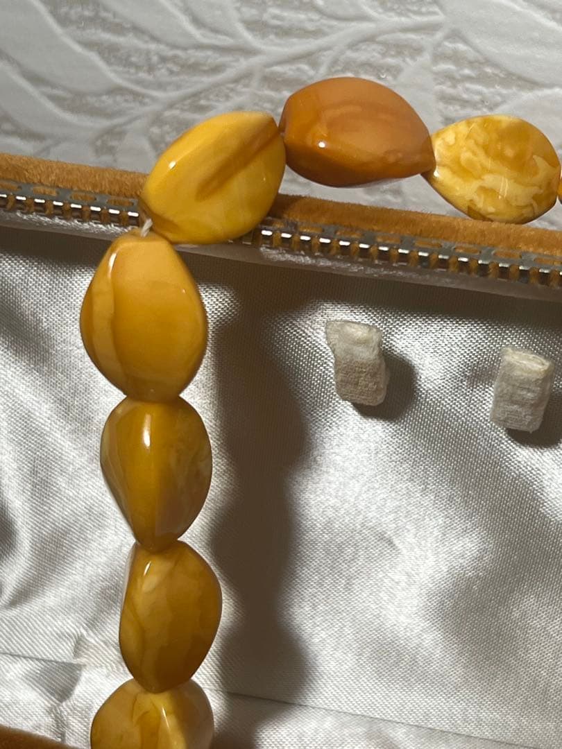 希少‼️ TORTUE 天然蜜蝋琥珀 ロイヤルアンバー のネックレス43.1g