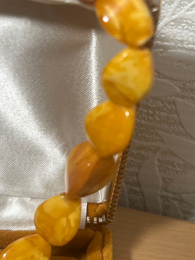 希少‼️ TORTUE 天然蜜蝋琥珀 ロイヤルアンバー のネックレス43.1g
