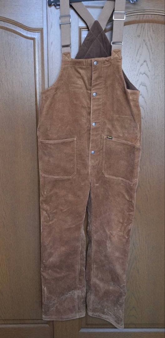 BLUCO コーデュロイオーバーオール 5-43-151 ブラウン