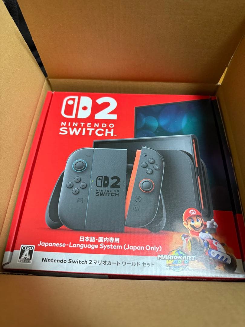 新品未開封　Nintendo Switch2 マリオカートワールドセット　角潰れ