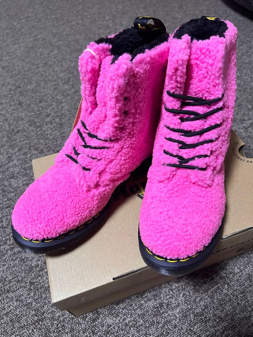 <新品•未使用品>Dr. Martens ピンクブーツ US5(24cm)