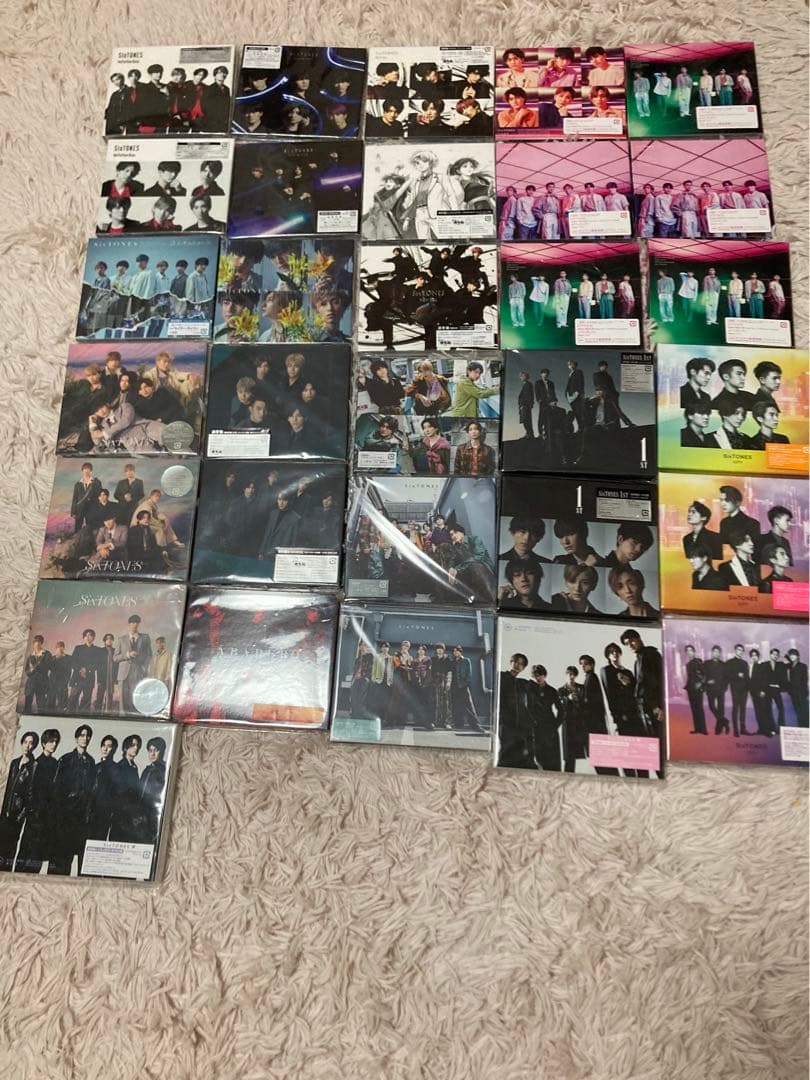 SixTONES シングルアルバムまとめ売り 全31枚、特典、会報付き
