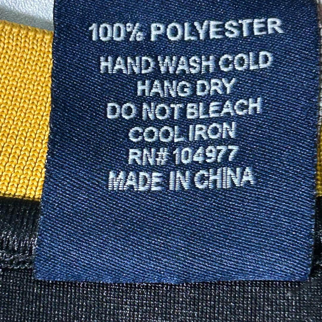 フリーメイソン 刺繍 ゲームシャツ フットボール リンガー 黒 XL 秘密結社