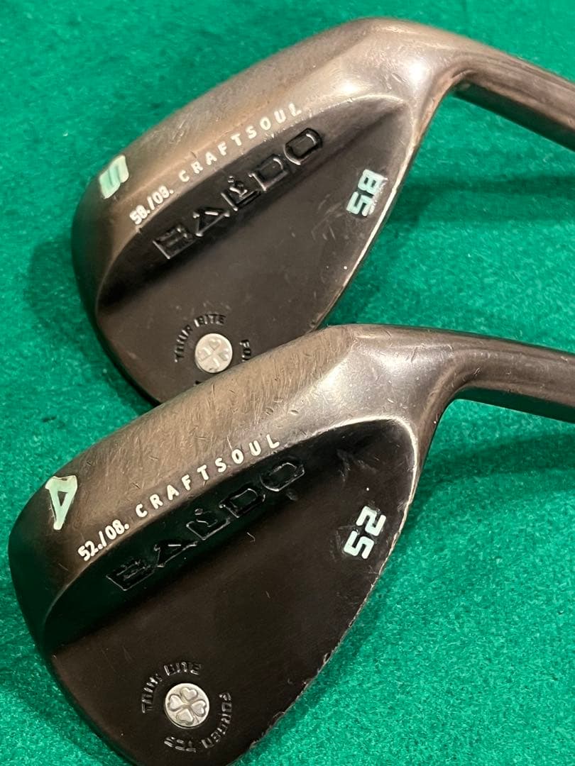 BALDO バルド　ウェッジ 2本セット　52° 57° ダイナミックゴールド