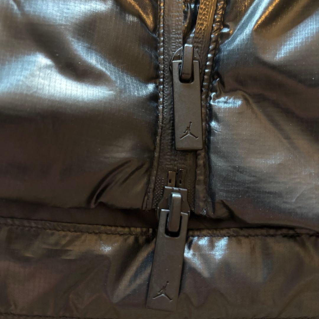 2XL NIKE ナイキ　ジョーダン　 ブラックロゴ フライト　ダウンベスト