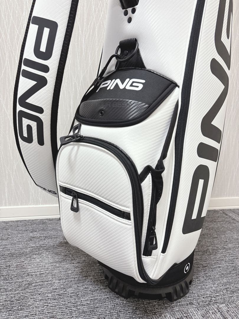 超美品❗️PING 9.5型 キャディバッグ ビックロゴ 大変希少なモデル