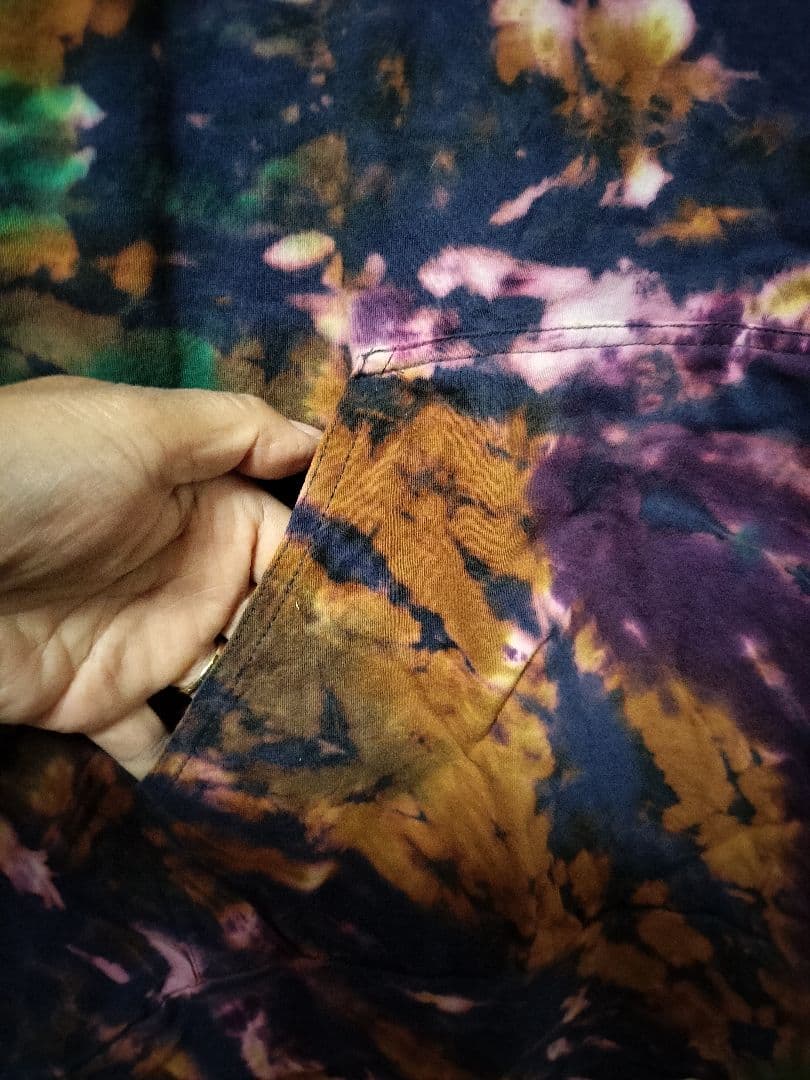 エスニック　タイダイ染め　パーカー　コットン　男女共用　新品　タイ3