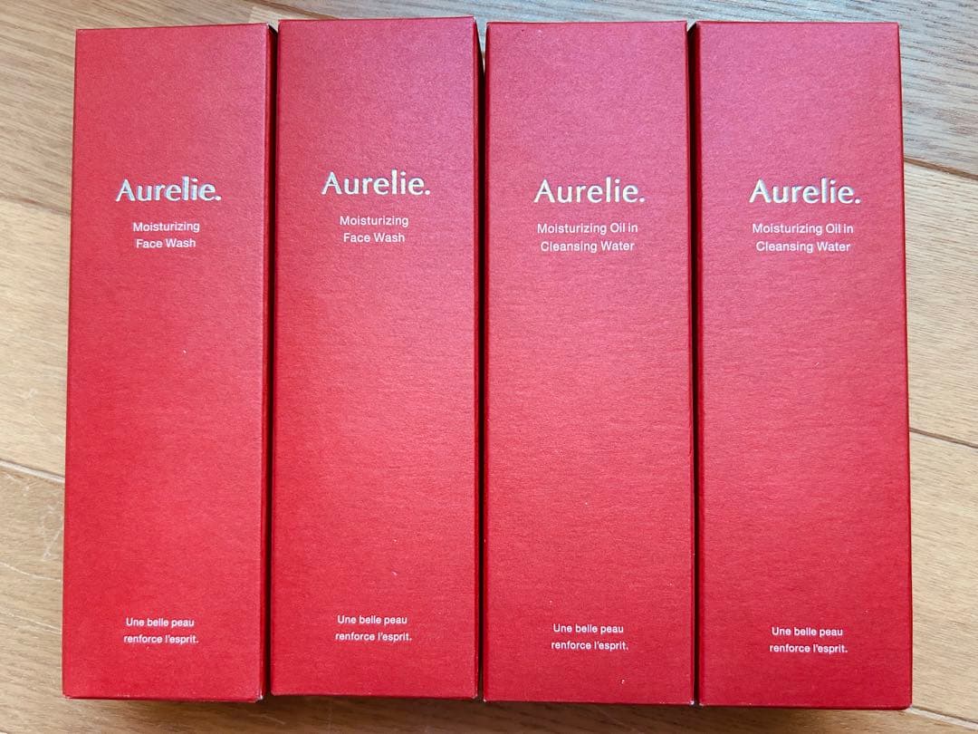 Aurelie. 保湿クレンジングオイル・フェイスウォッシュ 4本セット
