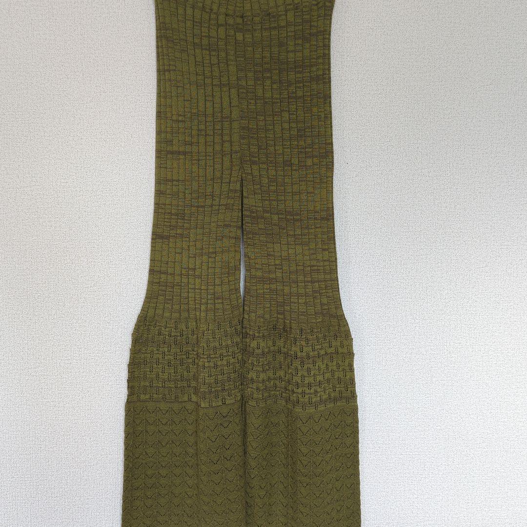 M.&KYOKO 佐藤繊維 サマーニットパンツ