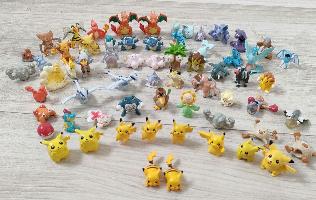 ポケットモンスター フィギュア ガチャガチャ レトロ 当時物 まとめ売り