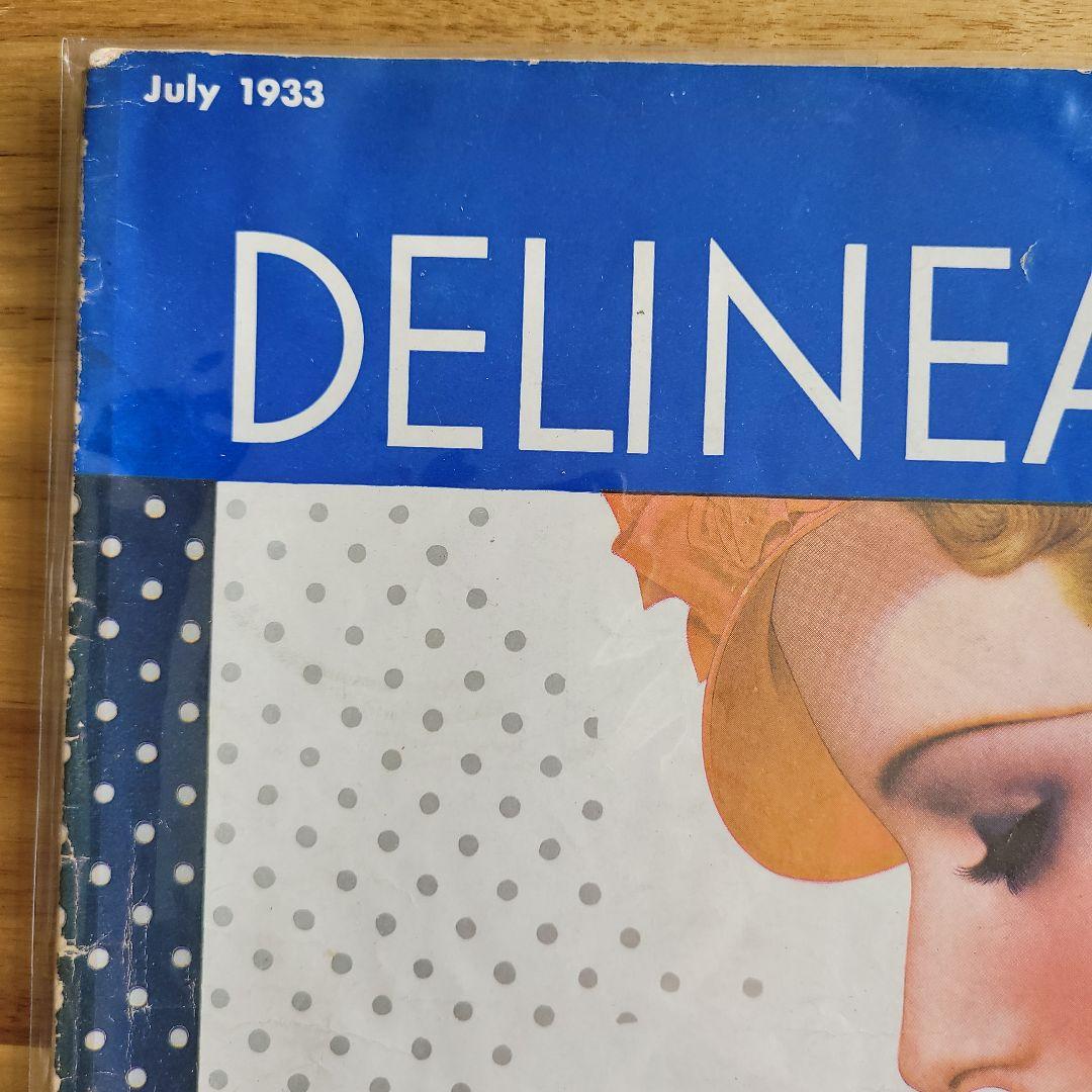 洋書 Delineator July 1933