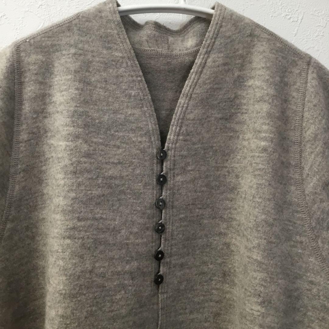 ババグーリ ＊未使用＊2021ウール天竺フェルトのドレス　ヨーガンレール