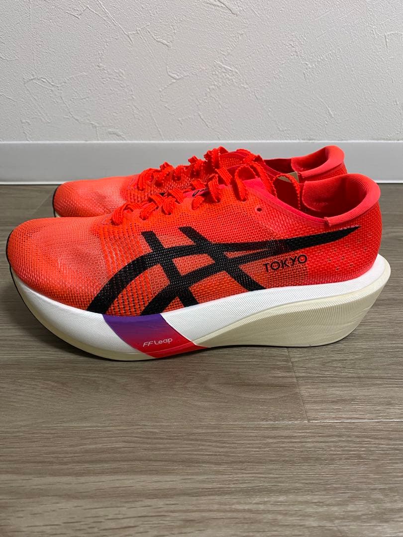【新品未使用】ASICS メタスピードエッジトウキョウ 25.5cm レッド