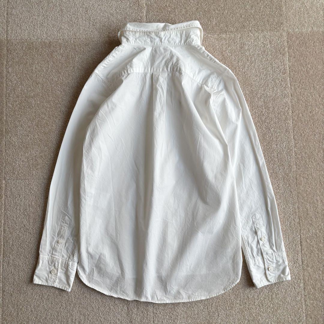 マディソンブルー＊ウォッシュドアウトシャツ　白　ホワイト　コットン　01