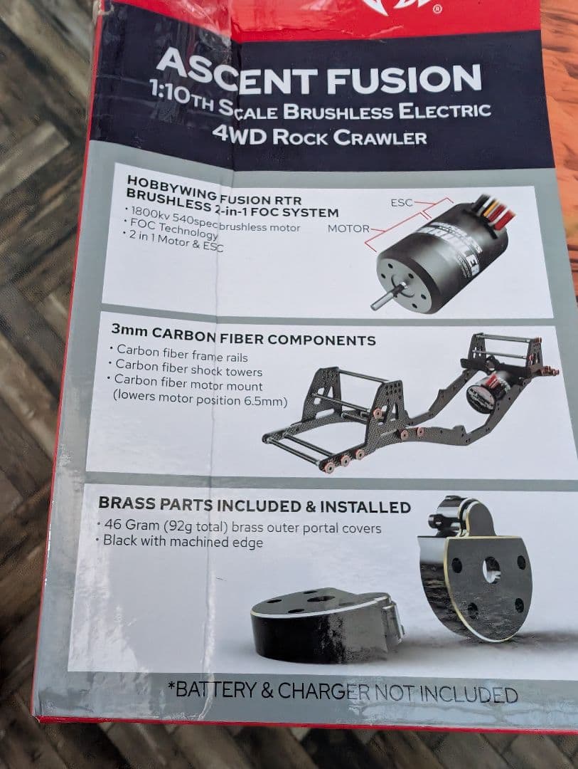 REDCAT Ascent Fusion LCG 1/10 クローラー　ラジコン